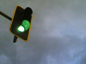 Green light means go!