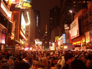 Times Square in NYC back in 2006 - We don't plan on having this many people around for our version of the event.