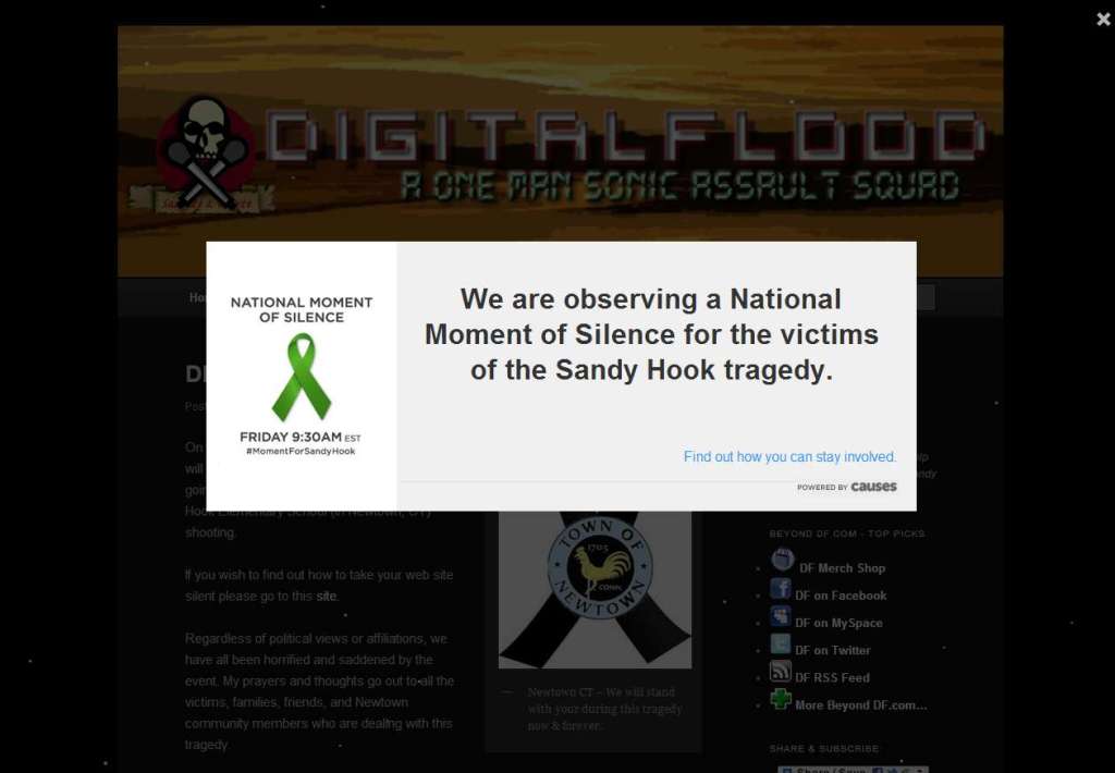 digitalflood.com - A Moment of Silence for Sandy Hook